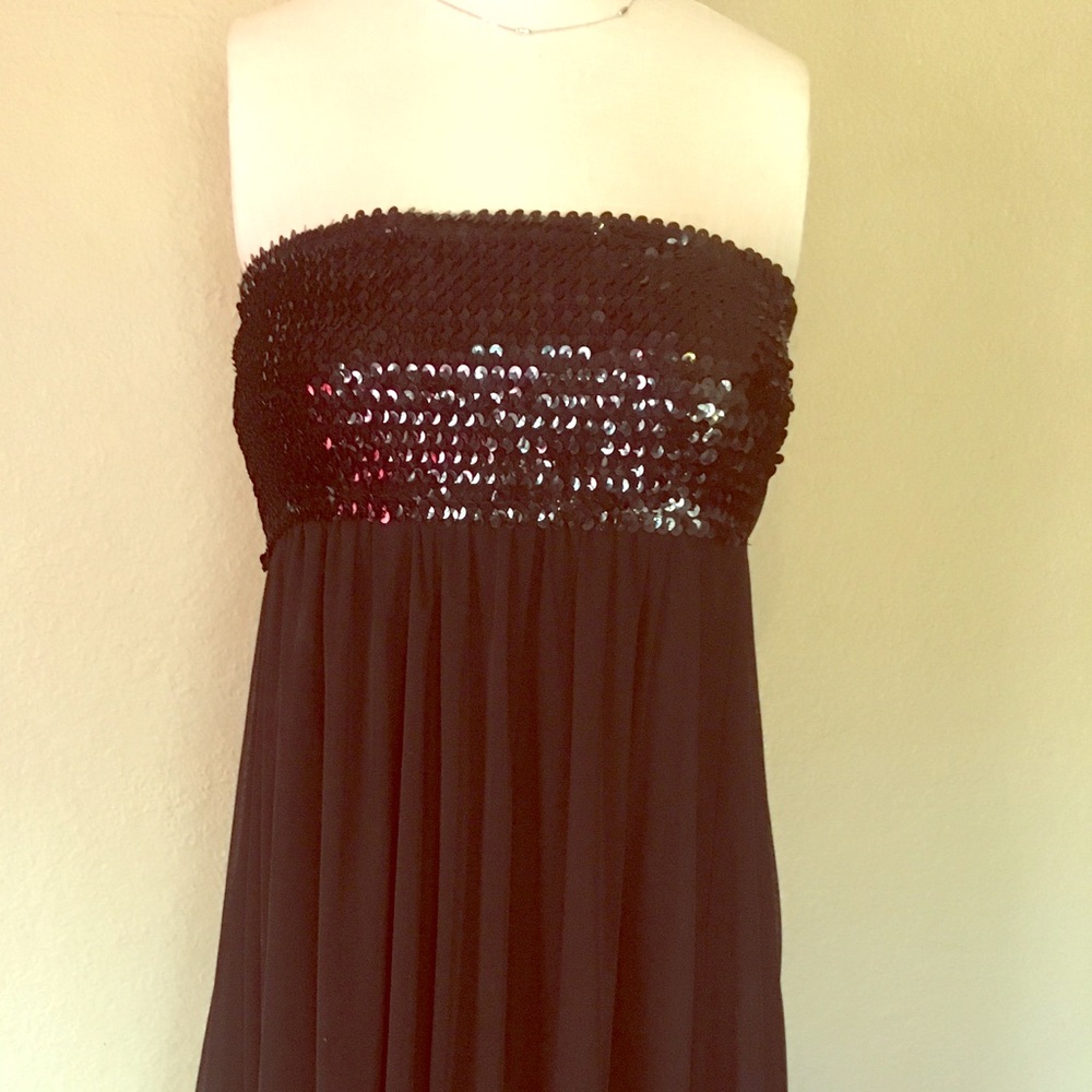 Black cocktail dress